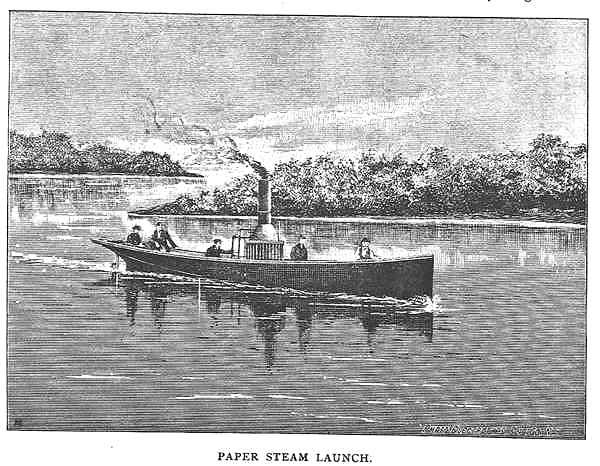 Paper Steam Launch